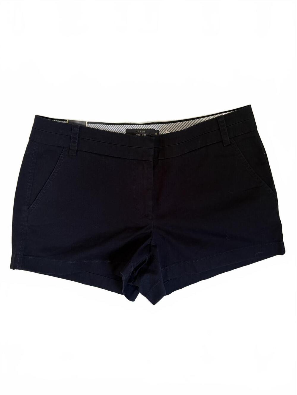 J.Crew | NWT Women’s Navy Blue Chino 3” Inseam Shorts Pockets‎ Size 10